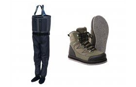 SET Waders Kinetic X5 + Wading Boots ... SET Waders Kinetic X5 + Wading Boots X4 Felt Sole