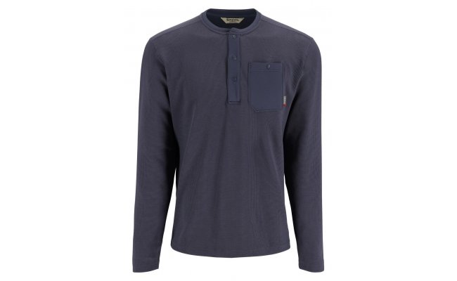 Fishing LS Shirt Simms Highline Henley Selvedge Fishing LS Shirt Simms Highline Henley Selvedge S