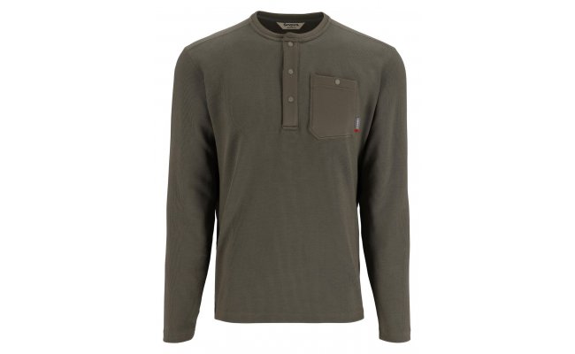 Fishing LS Shirt Simms Highline Henley Smokey Olive Fishing LS Shirt Simms Highline Henley Smokey Olive S