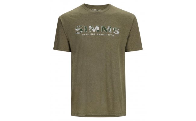 T-Shirt Simms RC Dark Clover Logo Military Heather T-Shirt Simms RC Dark Clover Logo Military Heather S