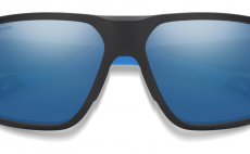 Polarised Glasses Smith Optics Deckboss Matte Black/Blue Polar Blue Mirror
