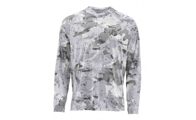 SolarFlex Hoody Simms Cloud Camo Grey SolarFlex Hoody Simms Cloud Camo Grey S