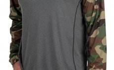 SolarFlex Hoody Simms Woodland Camo & Carbon Heather