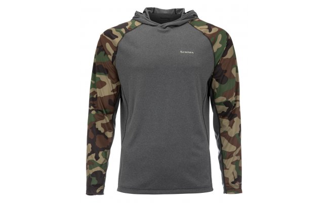 SolarFlex Hoody Simms Woodland Camo & Carbon Heather SolarFlex Hoody Simms Woodland Camo & Carbon Heather S