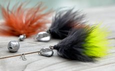 Spinning Lures Set RedBass Streamer Marabou "Cheburaska"