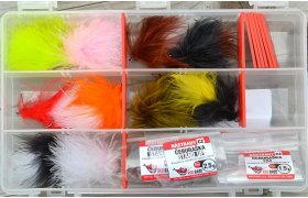 Spinning Lures Set RedBass Streamer ... Spinning Lures Set RedBass Streamer Marabou "Cheburaska"