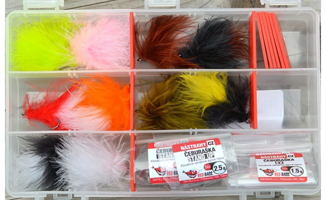 Spinning Lures Set RedBass Streamer Marabou "Cheburaska" Spinning Lures Set RedBass Streamer Marabou "Cheburaska"