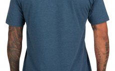 T-Shirt Simms Fish It Well Badge Sailor Blue Heather