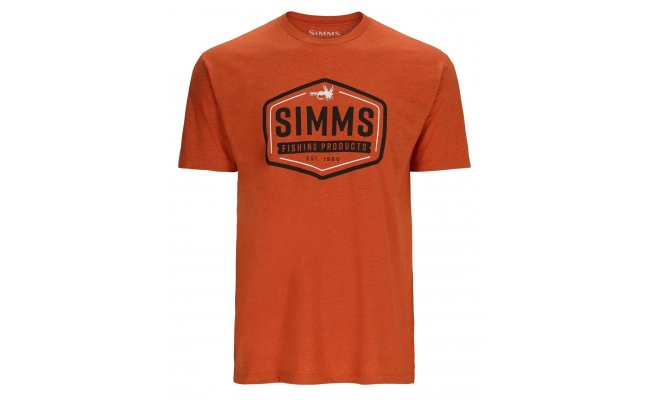 T-Shirt Simms Fly Patch Adobe Heather T-Shirt Simms Fly Patch Adobe Heather S