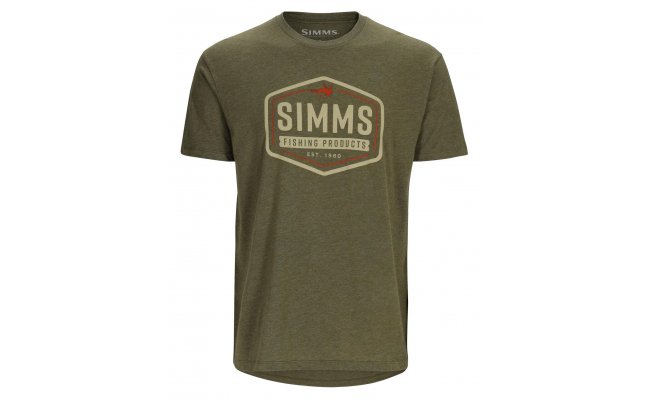 T-Shirt Simms Fly Patch Military Heather T-Shirt Simms Fly Patch Military Heather S
