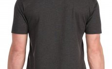 T-Shirt Simms Logo Frame Charcoal Heather