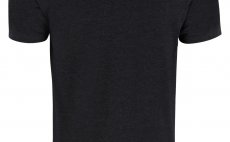 T-Shirt Simms Orange Logo Gunmetal Heather