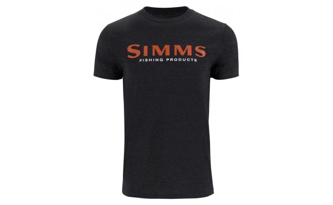 T-Shirt Simms Orange Logo Gunmetal Heather T-Shirt Simms Orange Logo Gunmetal Heather S