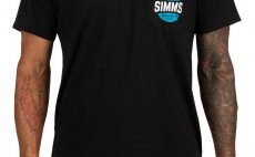 T-Shirt Simms Quality Built Pocket Black