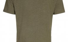 T-Shirt Simms Stacked Logo Bass Military Heather