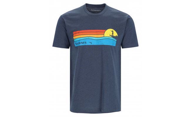 T-Shirt Simms Sunset Navy Heather T-Shirt Simms Sunset Navy Heather S
