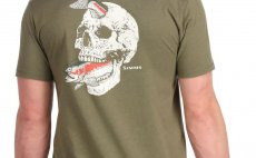 T-Shirt Simms Trout On My Mind Military Heather