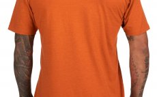 T-Shirt Simms Trout Outline Adobe Heather