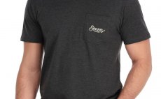 T-Shirt Simms Two Tone Pocket Charcoal Heather