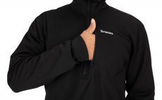 Thermal 1/4 Zip Top Simms Black