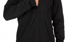 Thermal 1/4 Zip Top Simms Black