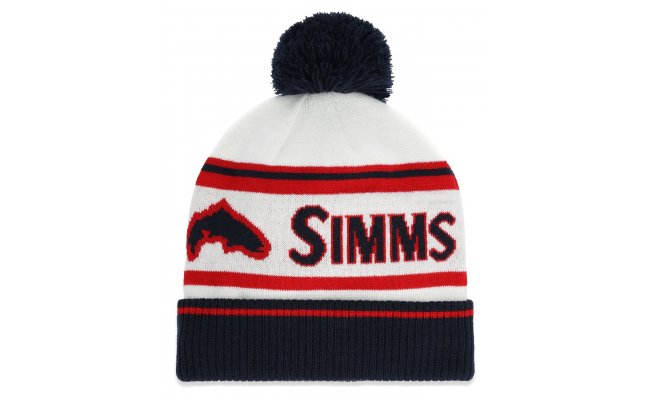 Tip-Up Pom Beanie Simms Americana Tip-Up Pom Beanie Simms Americana