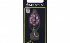 Trout Spoon Westin Fidusen Black & Pink Dots - Packing