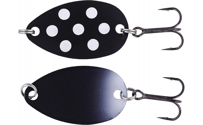 Trout Spoon Westin Fidusen Black & White Glow Dots Trout Spoon Westin Fidusen Black & White Glow Dots