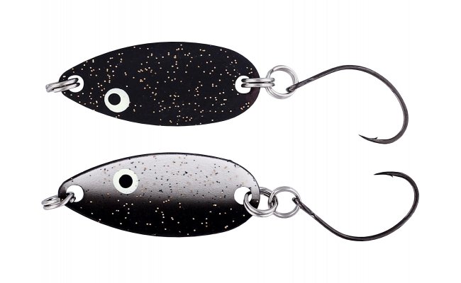 Trout Spoon Westin Fidusen Slim Black Glow Pellet Trout Spoon Westin Fidusen Slim Black Glow Pellet - 3 g; 3.3 cm