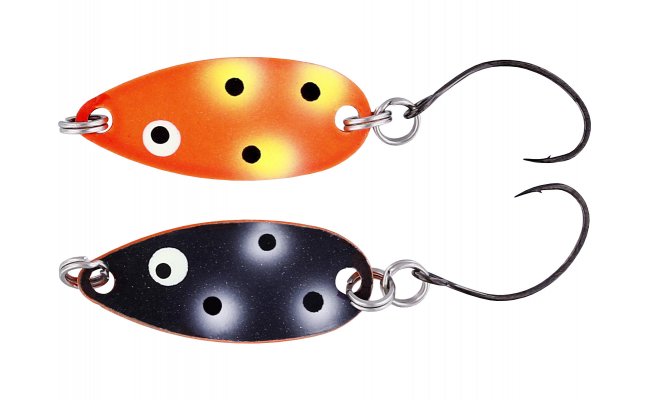Trout Spoon Westin Fidusen Slim Black & Orange Clown Trout Spoon Westin Fidusen Slim Black & Orange Clown - 3 g; 3.3 cm