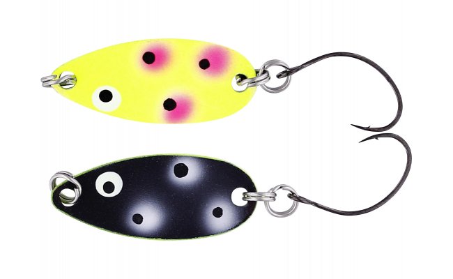 Trout Spoon Westin Fidusen Slim Black & Yellow Clown Trout Spoon Westin Fidusen Slim Black & Yellow Clown - 3 g; 3.3 cm
