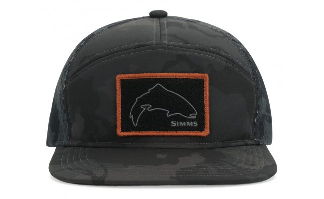 Trucker Cap Simms 7-Panel Tech Regiment Camo Carbon Trucker Cap Simms 7-Panel Tech Regiment Camo Carbon