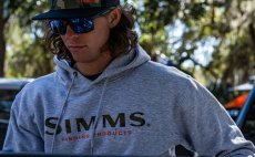 Trucker Cap Simms CX Flat Brim Woodland Camo