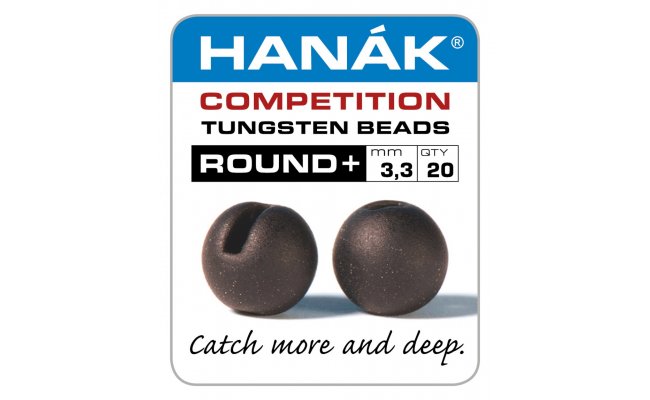 Tungsten Beads Hanak Competition Round+ Brown Matte Tungsten Beads Hanak Competition Round+ Brown Matte 2.8 mm, 20 pcs