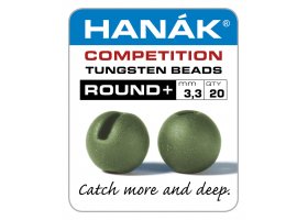 Tungsten Beads Hanak Competition Round+ ... Tungsten Beads Hanak Competition Round+ Olive Matte 2.8 mm, 20 pcs