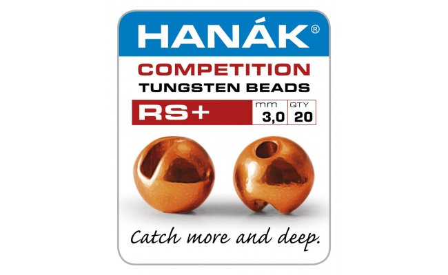 Tungsten Beads Hank Competition RS+ Orange Tungsten Beads Hank Competition RS+ Orange 2.3 mm, 20 pcs
