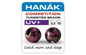 Tungsten Beads Hanak Competition UV+ ... Tungsten Beads Hanak Competition UV+ Black & Pink 2.8 mm, 15 pcs