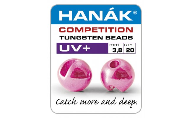 Tungsten Beads Hanak Competition UV+ Light Pink Tungsten Beads Hanak Competition UV+ Light Pink 2.8 mm, 20 pcs