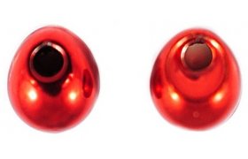 Tungsten Beads Knapek Hooks JIG OFF ... Tungsten Beads Knapek Hooks JIG OFF METALLIC Red 2.3 mm, 10 pcs