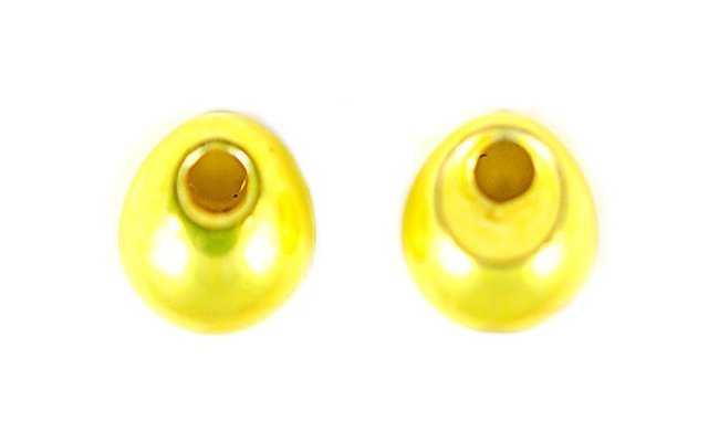 Tungsten Beads Knapek Hooks JIG OFF METALLIC Yellow Tungsten Beads Knapek Hooks JIG OFF METALLIC Yellow 2.3 mm, 10 pcs