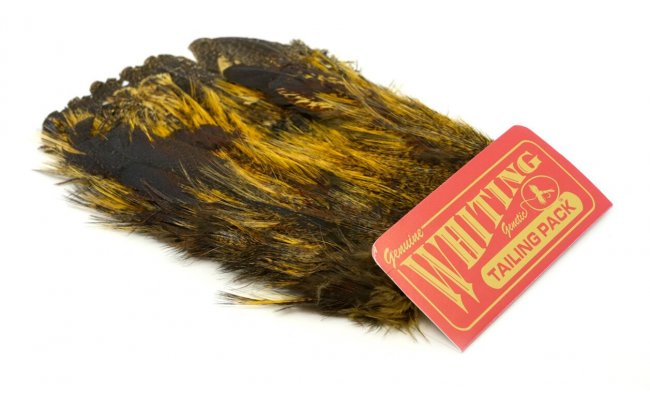 Coq de Leon Whiting Mayfly Tailing Pack Coq de Leon Whiting Mayfly Tailing Pack Badger Dyed Pale Yellow