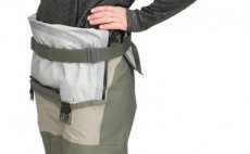 Women's Fishing Waders Simms Freestone Z Stockingfoot Striker Grey