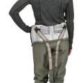 Women's Fishing Waders Simms Freestone Z Stockingfoot Striker Grey