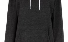Women's Fishinhg Hoody Simms Logo Charcoal Heather