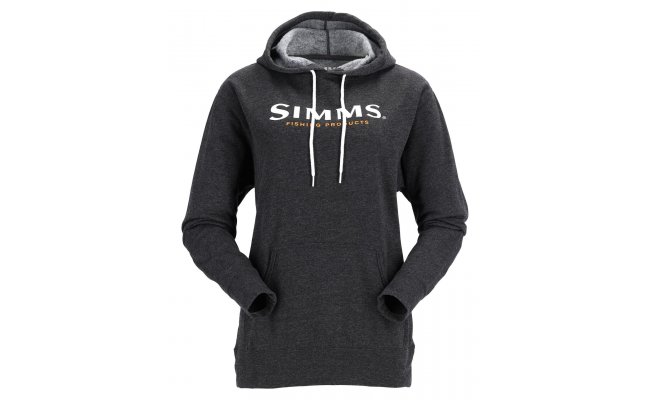Women's Fishinhg Hoody Simms Logo Charcoal Heather Women's Fishinhg Hoody Simms Logo Charcoal Heather XS