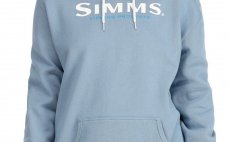 Women's Fishinhg Hoody Simms Logo Cornflower Heather 
