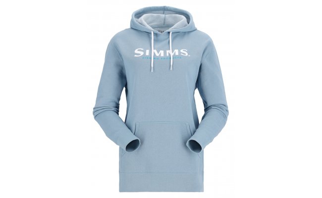 Women's Fishinhg Hoody Simms Logo Cornflower Heather  Women's Fishinhg Hoody Simms Logo Cornflower Heather XS