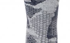 Women's Merino Midweight Hiker Sock Simms Hex Flo Camo Admiral