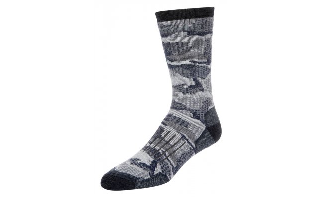 Women's Merino Midweight Hiker Sock Simms Hex Flo Camo Admiral Women's Merino Midweight Hiker Sock Simms Hex Flo Camo Admiral S