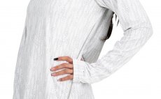 Women's SolarFlex Crewneck Simms Lily Pad White